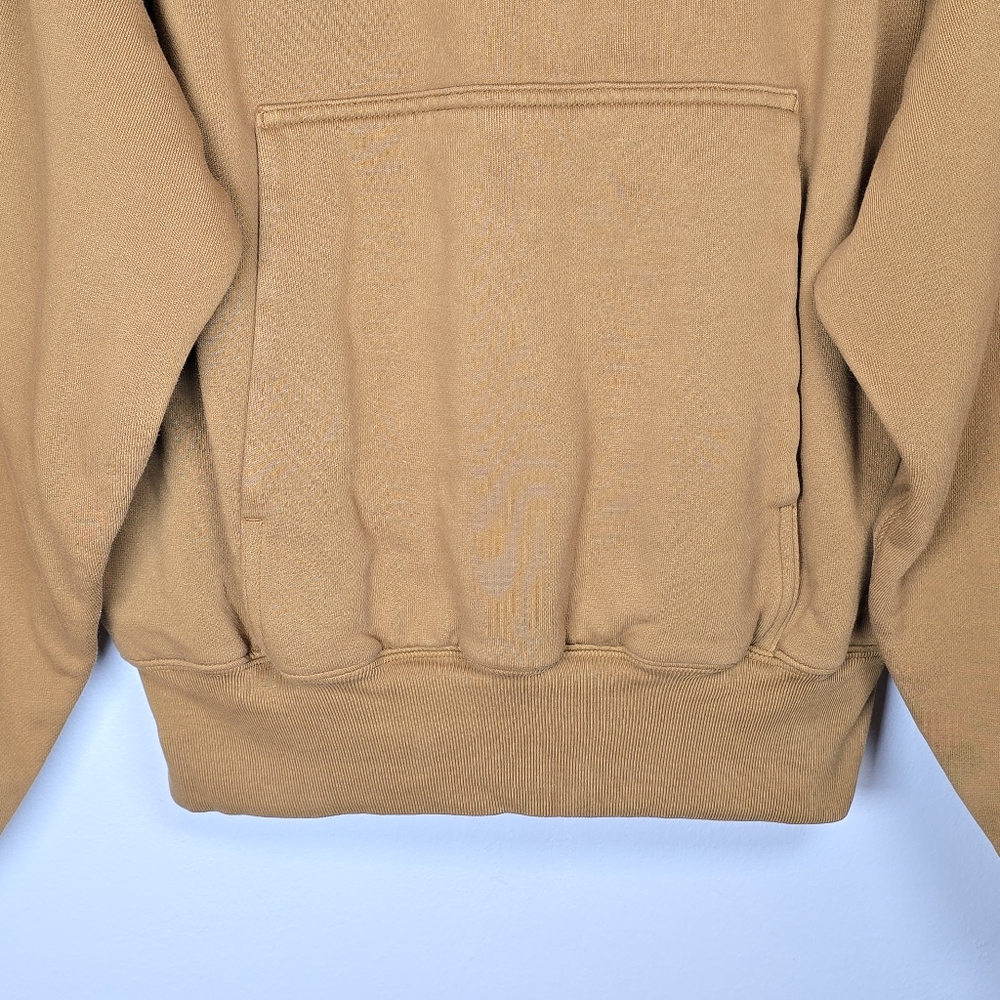 Yeezy x Gap Kanye West Men's Double Layer Sweatshirt Hoodie Brown Small Unisex - Picture 3 of 12